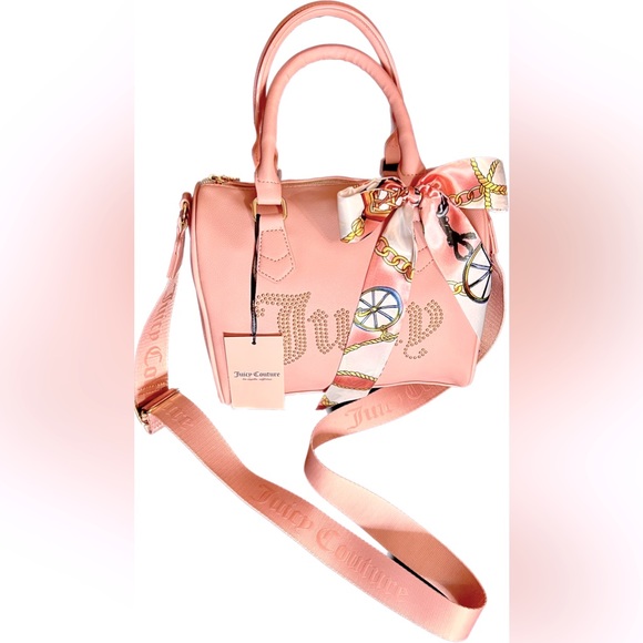Juicy Couture Handbags - JUICY COUTURE Blush Dusty Pink, Obsession Satchel, NWT